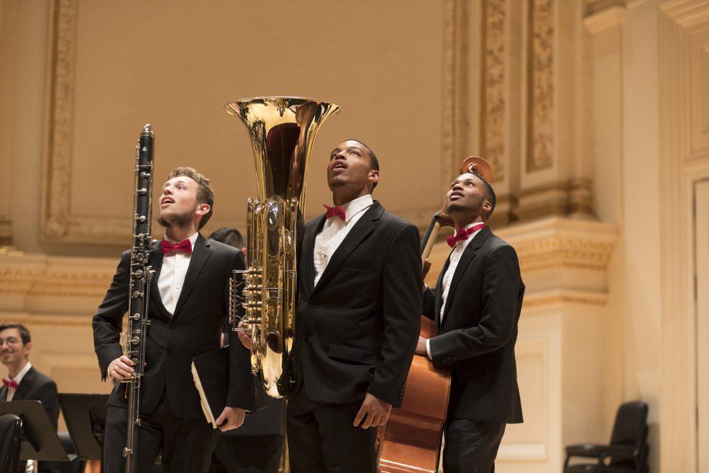 Students in Carnegie Hall