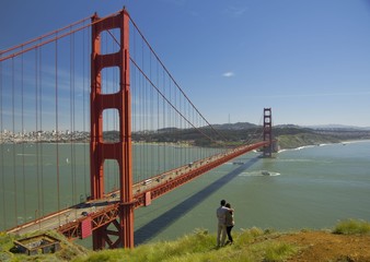 Scenic Walk Across the Golden Gate Bridge
